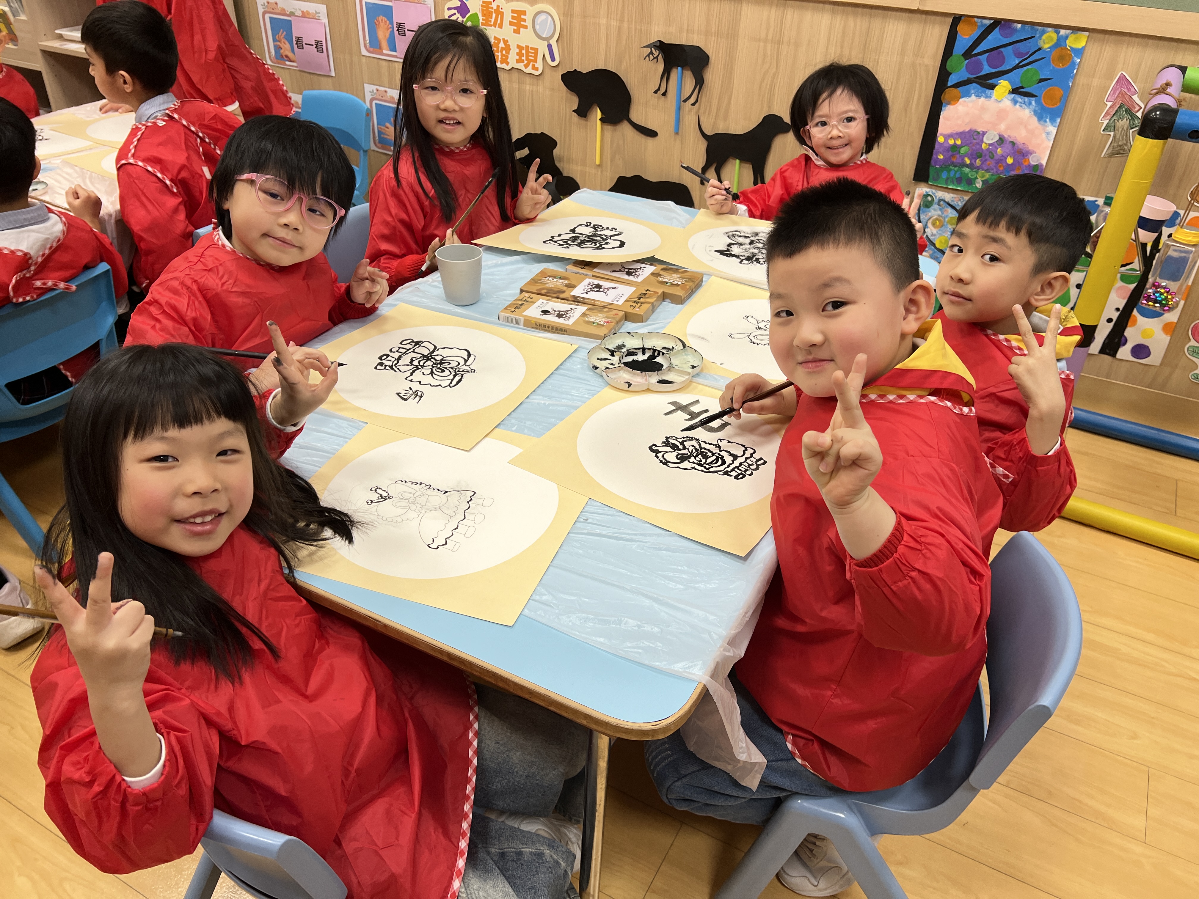 幼兒國畫體驗活動